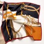 Foulard carré Mulberry Injplanchers f pour femme, ceinture de créateur, hijab pour cheveux, bandeau de sauna, mode de la présidence, foulard rond, marque de luxe, 100%