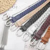 ceinture tressée vintage pour femmes, avec pantalon décontracté, robe, section fine, sans trous, vente en gros transfrontalière