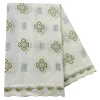 Foulard à paillettes brodé de petites fleurs, châle Hijab pour femmes musulmanes africaines, tissu en coton, écharpe de prière de Style dubaï, nouvelle collection