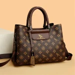 Sac à main élégant pour femmes, conception à poignée unique, doté d&rsquo;un motif élégant, intérieur spacieux, fonctionnalité de sangle réglable