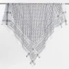 traditionnel arafat kuffiyeh palestinien noir et blanc arabe kafiya shemagh keffiyeh moyen orient écharpe enveloppement jacquard bandeau