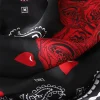 marque de luxe châle en soie foulard carré pour les femmes satin hijab mode enveloppes foulard femme bandes de cheveux ruban bandeau bandana