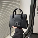 Sac à bandoulière élégant pour femmes, sac à main messager en cuir véritable par marque de luxe, Design populaire et fonctionnel