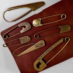 Grands épingles de sûreté rétro épingles de sûreté Vintage Chic broche broches décoratives pour vêtements écharpe chemise couverture châle Cardigan artisanat