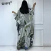 winyi été caftan koweït femmes imprimer plage couvertures robe abaya dubaï luxe abaya femme musulmane dubaï mode robe de soirée