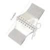 ceinture corset argentée y2k, sous le buste, large, push up, pour femmes, ceinture élastique pour robe b85d