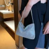 pochette de soirée à paillettes pour femme, sac sous les bras, sac à biscuits, grande capacité, sac remis à neuf