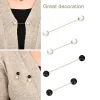 Épingles de sûreté pour pull et châle pour femme, broches en perles, clip pour cardigan, bricolage pour chemises et robes, 4 pièces