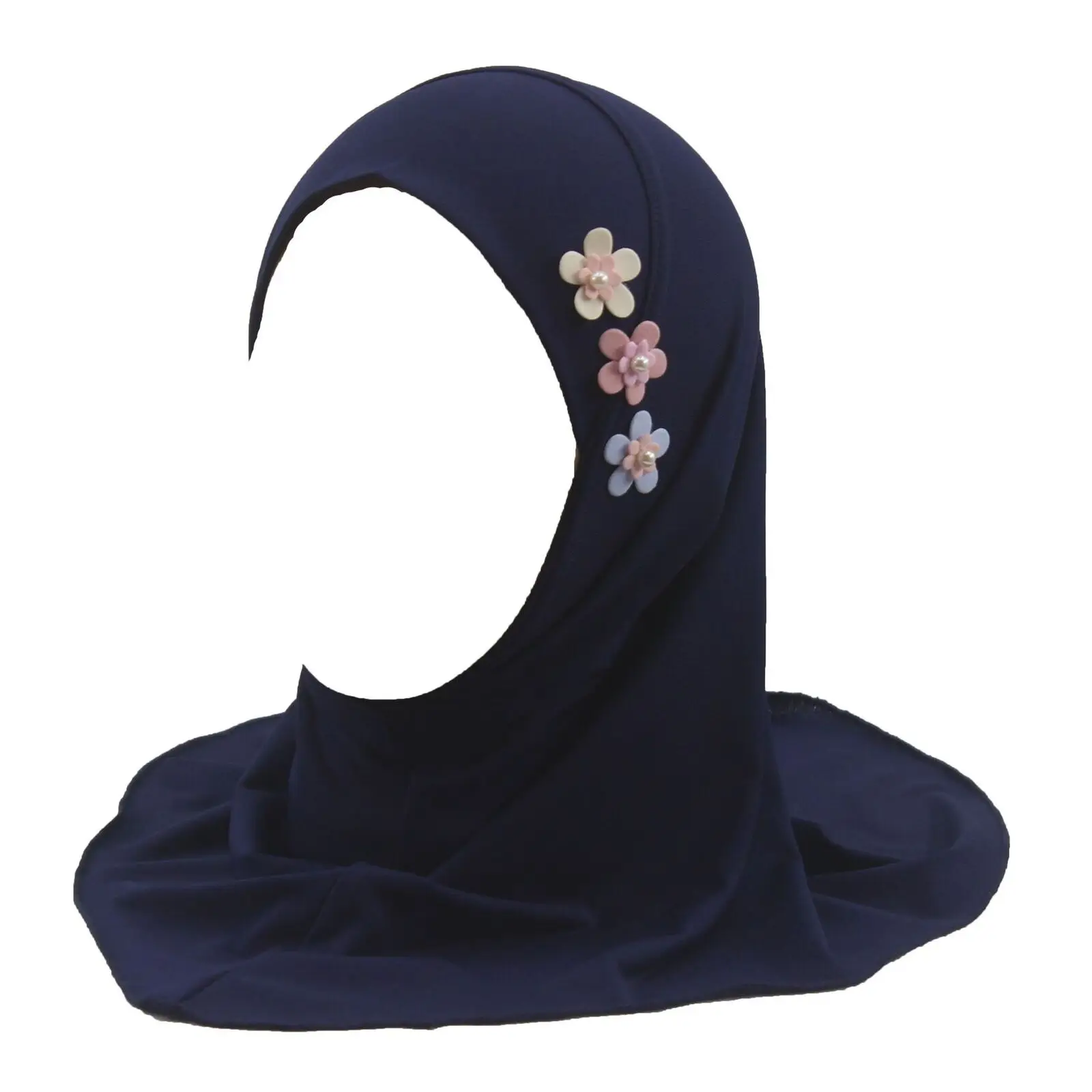 hijab instantané islamique pour filles, écharpe de sauna, bonnet amira, châles ronds arabes, turban pour enfants, vêtements de sauna, une pièce, 2 à 6 ans
