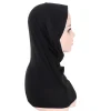 nouveau jersey musulman hijab sous écharpe casquette intérieure solide femmes enveloppement cou couverture foulard turban bandeau sport hijab islamique chapeaux