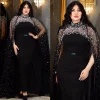 nouveau saoudien dubaï maille perlée robes de soirée pour les femmes musulman abaya turquie caftan eid djellaba cape cape robe de mariée chaude