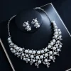 ensemble de bijoux pour femmes, collier de perles à la mode, ensemble de boucles d'oreilles, collier de clavicule, bijoux de mariage pour mariée, 3 pièces