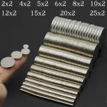 Iman – aimants de réfrigérateur pour bricolage, tableau blanc de bureau, 2×2/4×2/6×2/8×2/10×2/12×2/15×5/20×2/25x2mm