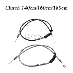 Ligne d’embrayage 140cm 160cm 180cm, câble de moto pour Harley Road King Fat Boy Sportster Iron XL883R P L C XL 1200 Dyna Softail
