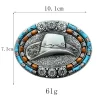 chapeau de cowboy avec boucle de ceinture, style occidental