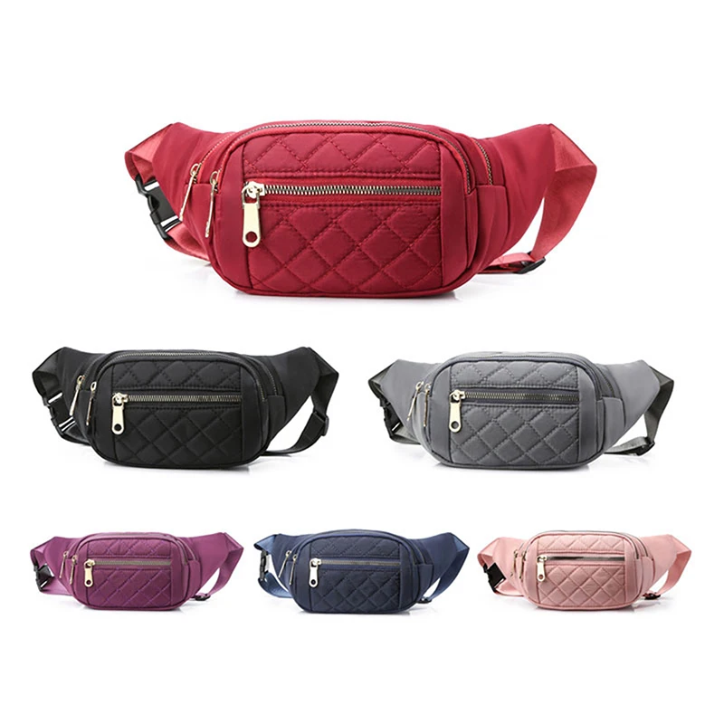 Sac de taille en tissu Nylon pour femmes, sacs de ceinture imperméables, sac de poitrine à bandoulière de styliste, sac banane à la mode, bourse banane, nouveau