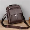 hommes bandoulière sacs à bandoulière étanche vintage hommes sacs à main grande capacité en cuir pu sac homme sacs de messager sac fourre tout