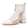 sandales à talons de styliste pour femmes, chaussures élégantes à talons mi hauts, escarpins épais, tendance 2025, nouvelle robe sexy, zapatillas de mujer