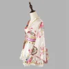 robe kimono traditionnelle japonaise pour femmes, sakura yukata haori japonais kawaii pour filles, costumes de spectacle sur scène cosplay anime