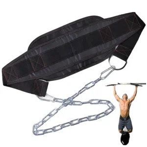 Ceinture de musculation en néoprène épais avec chaîne, ceinture de trempage pour tirer le menton vers le haut, Kettlebell, Fitness, musculation, ceinture de gymnastique Ceinture de musculation en néoprène épais avec chaîne, ceinture de trempage pour tirer le menton vers le haut, Kettlebell, Fitness, musculation, ceinture de gymnastique