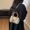 sac fourre tout en toile pour femmes élégantes, sac à bandoulière léger, sac à main de grande capacité pour voyage