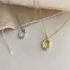 cadeaux de mode minimaliste femmes charme pendentif chocker collier femmes bijoux clavicule chaîne