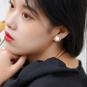 Boucles d&rsquo;oreilles en perles miniatures élégantes pour femmes, Design Simple, incrustation de Zircon, bijoux tendance, offre spéciale de la saison