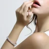 bracelet élégant pour femmes, chaîne en zircon cubique, strass brillant incrusté, cadeaux