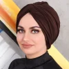 hijabs musulmans unis pour femmes, hijab solide, turban instantané islamique musulman