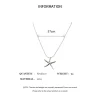 collier pendentif étoile de mer couleur argent, collier en métal simple pour femmes et hommes, série été plage mer, chaîne, bijoux