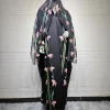 eid femmes abaya écharpe imprimé musulman cardigan robes abayas caftan robes arabe longue robe ramadan marocain dubaï jalabiya 2025