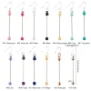 20 ~ 100 paires de boucles d'oreilles perlées faites à la main, pendentif d'oreille, breloque, accessoire de bijoux pour femmes, bricolage, pendentif d'oreille, artisanat