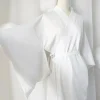 kimono traditionnel japonais juban pour femmes, yukata blanc, doublure inférieure avec ceinture, haori, kimono intime, vêtements intérieurs, sous vêtements