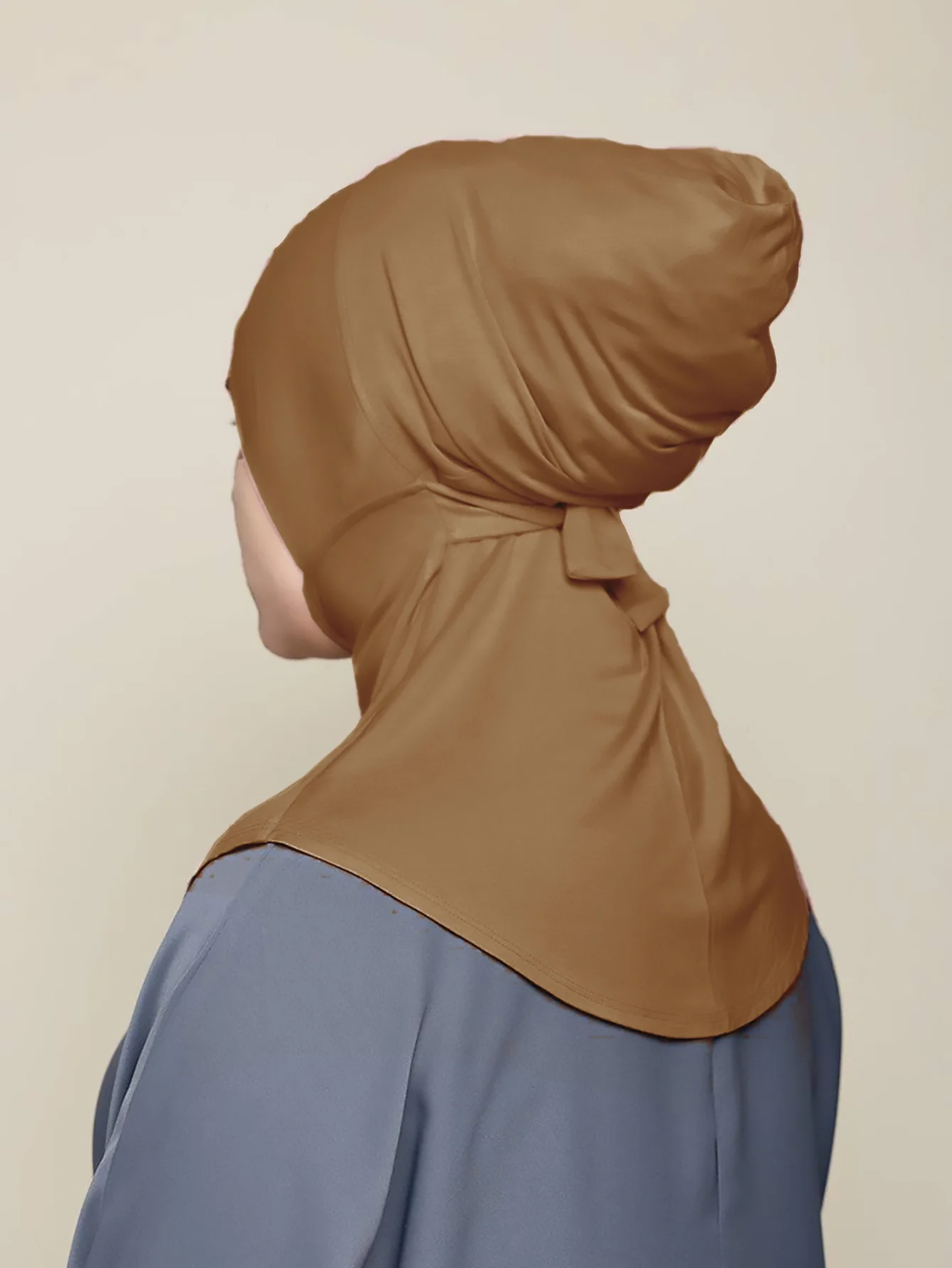 vente en gros prêt à sortir, hijab instantané pour dames, cravate au dos, écharpe en jersey de qualité supérieure, couverture de cou en coton, hijab pour femme musulmane