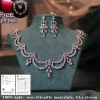 Collier de mariée en zircon, bijoux de haute qualité, accessoires de robe de luxe légers, ensemble de boucles d&rsquo;oreilles, ornements, cadeau de noël