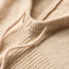 chapeau à capuche hiver femmes cachemire bonnet bonnet unisexe tricot écharpe dame laine cou et visage protéger cagoule skullies femmes à capuche