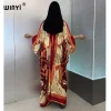 winyi été caftan koweït femmes imprimer plage couvertures robe abaya dubaï luxe abaya femme musulmane dubaï mode robe de soirée