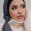 bonnet hijab intérieur pour femmes musulmanes, sous écharpe texturée, bonnet élastique, enveloppes de tête pour dames, document solide, chapeau turban
