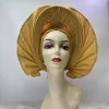 chapeau africain bonnet hijab turbante mujer bandeau strass auto couvre chef déjà fait gele nigérian pour pary mariage 1 ensemble