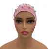 musulman intérieur hijabs islam sous écharpe casquette extensible foulard bonnet turbante mujer strass bandeau pour les femmes du ramadan