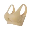 soutien gorge de sport respirant haut fitness femmes brassière amovible rembourré soutien gorge de sport course gymnase sans couture push up soutiens gorge