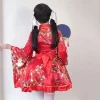 robe kimono japonaise modifiée pour femmes, peignoir d'été, costume de cosplay, anime, costumes d'halloween, sexy, geisha douce, kawaii pour filles