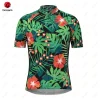 maillot de cyclisme classique hawaïen pour hommes, manches courtes, vtt, équipe professionnelle de descente, vêtements de vélo de montagne personnalisés