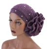 faux perle musulman turban chapeau hijab casquettes islamique sous écharpe bonnet pour femme islamique sous écharpe femmes chapeaux élastique tête enveloppement