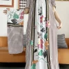 Abaya – robe d&rsquo;été à manches courtes, col bateau, ample, florale, Boubou, Maxi, vêtements pour femmes africaines, nouvelle collection 2023