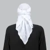 foulard de couverture hijab antidérapant, facile à fixer, usage quotidien, conception de bord élastique, tissu premium, respirant, confortable, maintien toute la journée