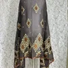 coton africain musulman dubaï floral diamant hijab foulards coloré dentelle ethnique châle doux broderie éthique pour l'été