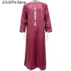 aman abaya jubba thobe pour hommes caftan arabe saoudien hommes musulmans robe pull à manches longues rayer robe afghan mâle islam vêtements