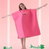 peignoir à langer à séchage rapide, serviette de bain absorbante à capuche, pour natation et fitness, super absorbant