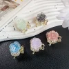 petites griffes de cheveux en métal rose pour femmes et filles, pinces à cheveux à fleurs douces, épingles à cheveux, accessoires pour cheveux, couvre chef pour femmes, cadeaux